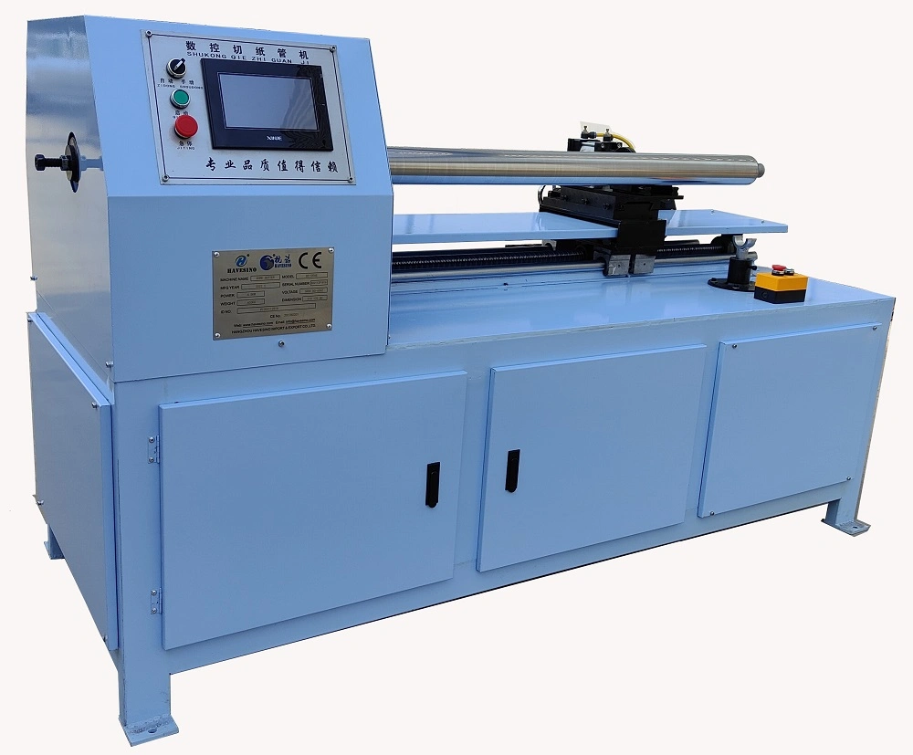 Automatic High Efficiency Paper Tube Cutting Machine Spiral Paper Core Machine Stretch Film Core Cutter Machine
