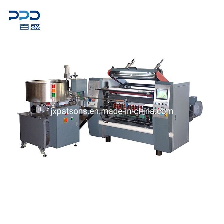Stretch Film Cling Film Aluminum Foil Silicon Paper Baking Paper Thermal Paper Wall Paper Rewinding Machine