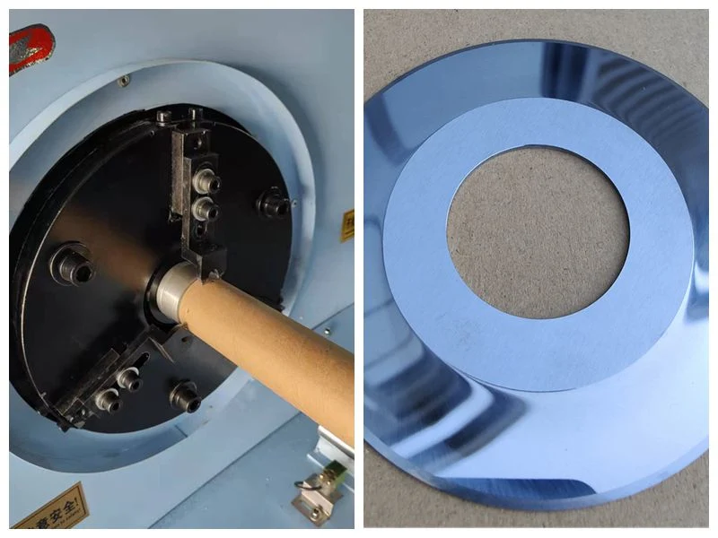 Automatic High Efficiency Paper Tube Cutting Machine Spiral Paper Core Machine Stretch Film Core Cutter Machine