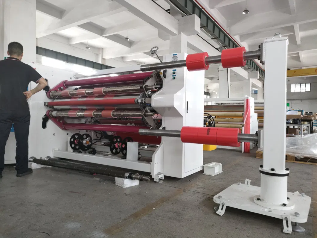 Double-Shaft Slitting Rewinding Machine for Aluminum Foil Tape with Liner