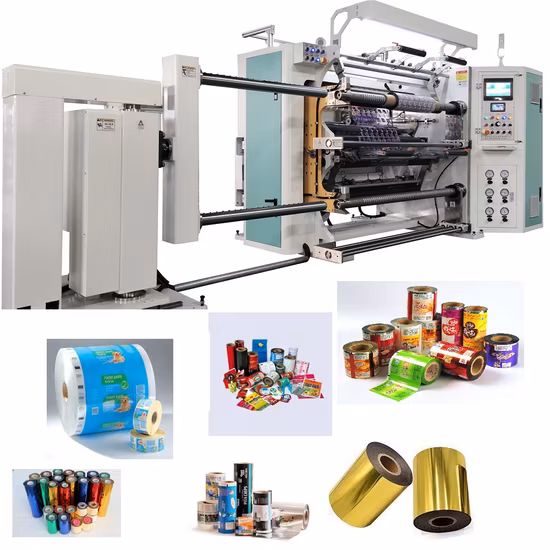China Leading Manufacturer Hot Stamping Foil Slitting Rewinding Slitter and Rewinder Machine
