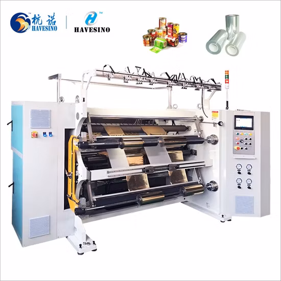 New Style Advanced Flexible Material Film Slitting Rewinding Machine Hot Stamping Foil Cutter Sliver Membrane Slitter Rewinder